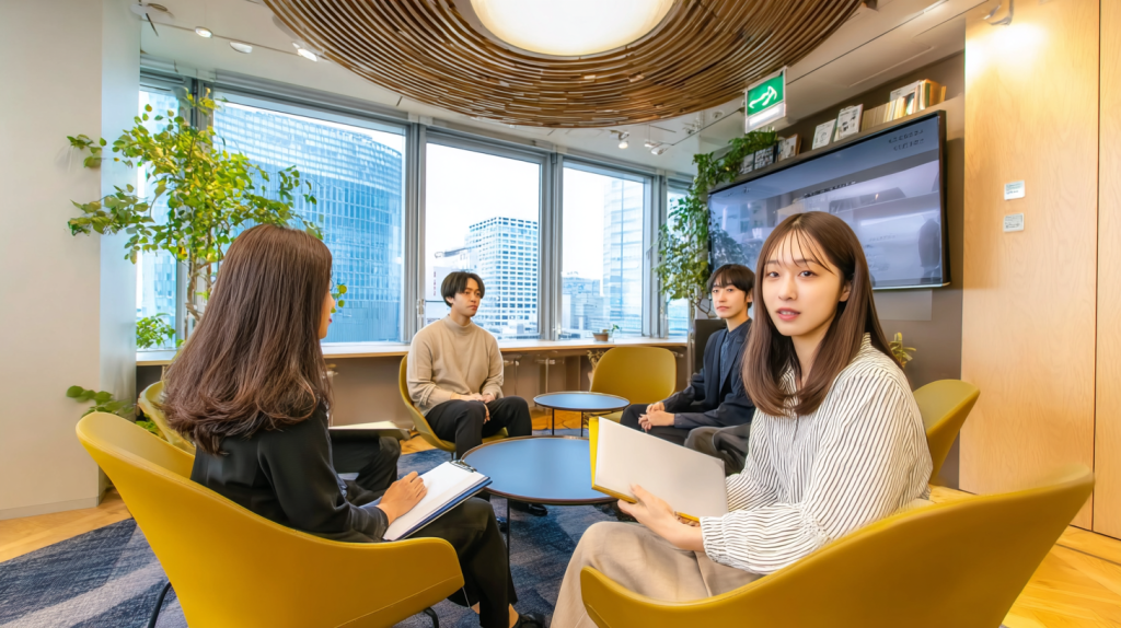 山田コンサルティンググループの中途選考最終面接（オファー面談）に関する図解